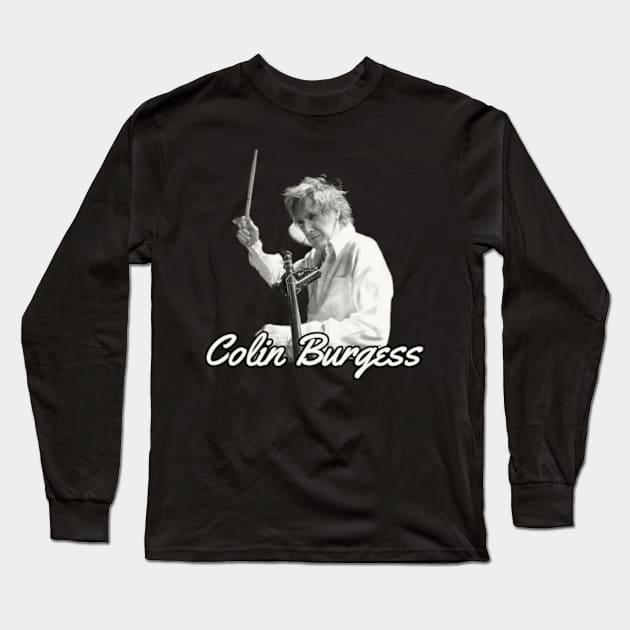 Retro Burgess Long Sleeve T-Shirt by Tiru Store 